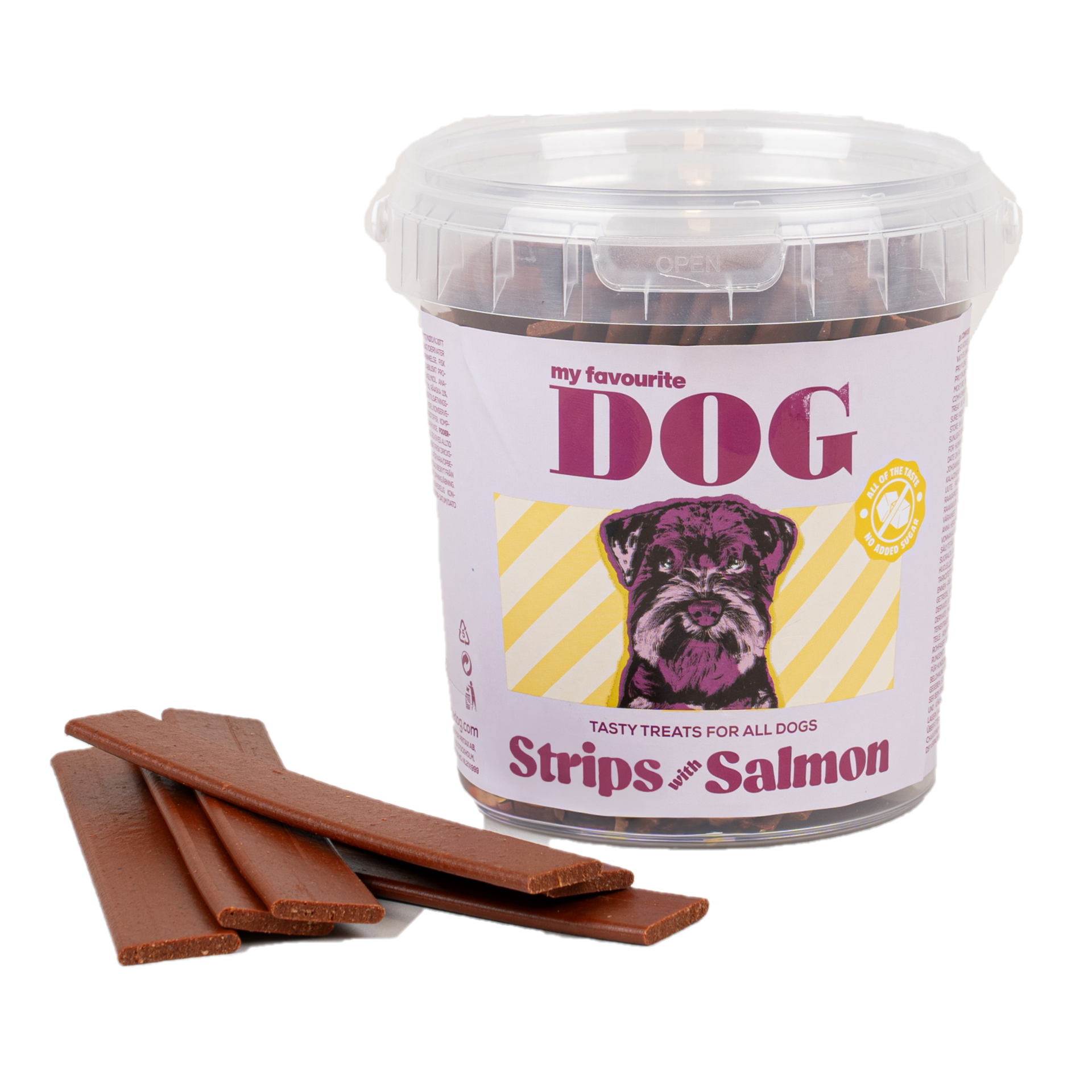 My favourite DOG Strips med laks 500 g