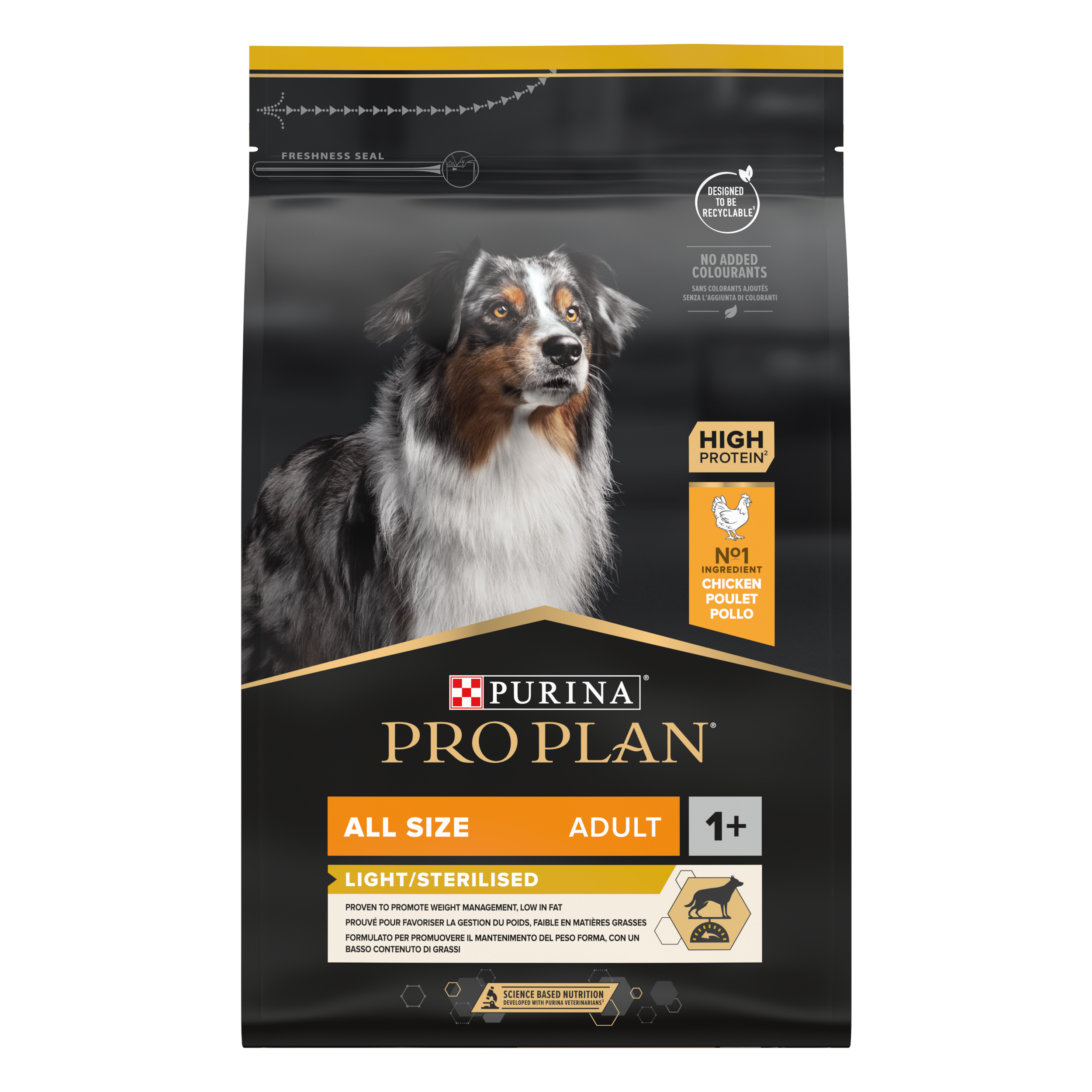 Purina Pro Plan OptiWeight Adult Light/Sterili All Size