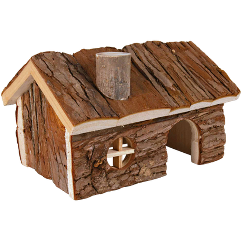 Trixie - Natural Living Hendrik-hus brun 20 x 13 x 13 cm - Smådyr - Bur og luftegård - SårpleiePetXL