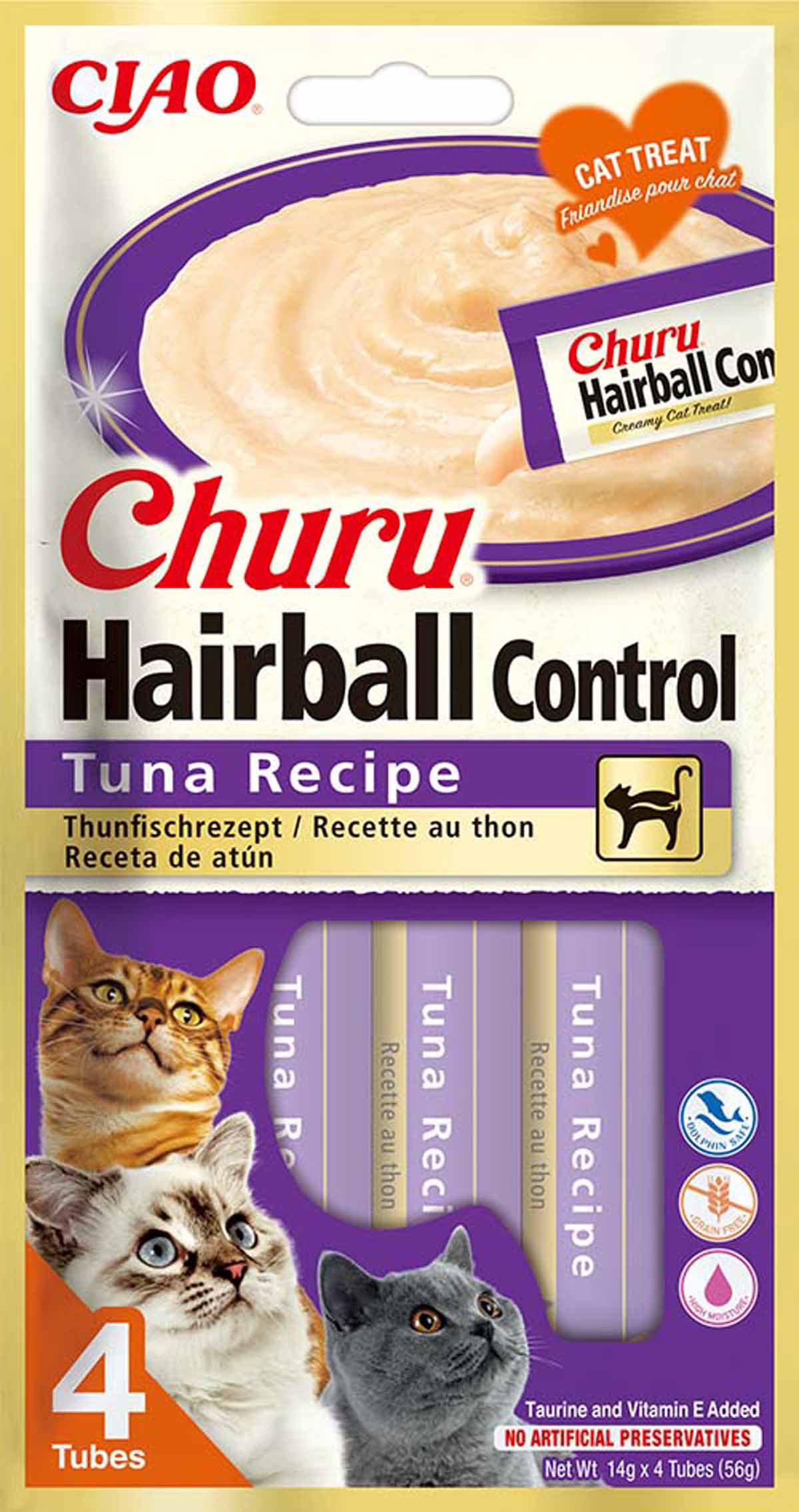 Hairball Control Tuna 4 stk