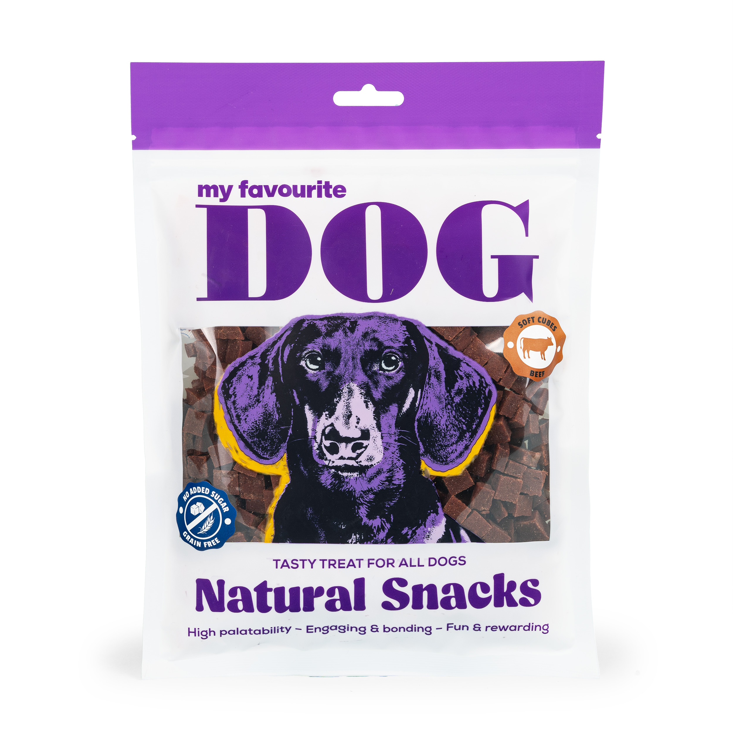 Hundebiff i terninger, 0,5 cm, 400 g