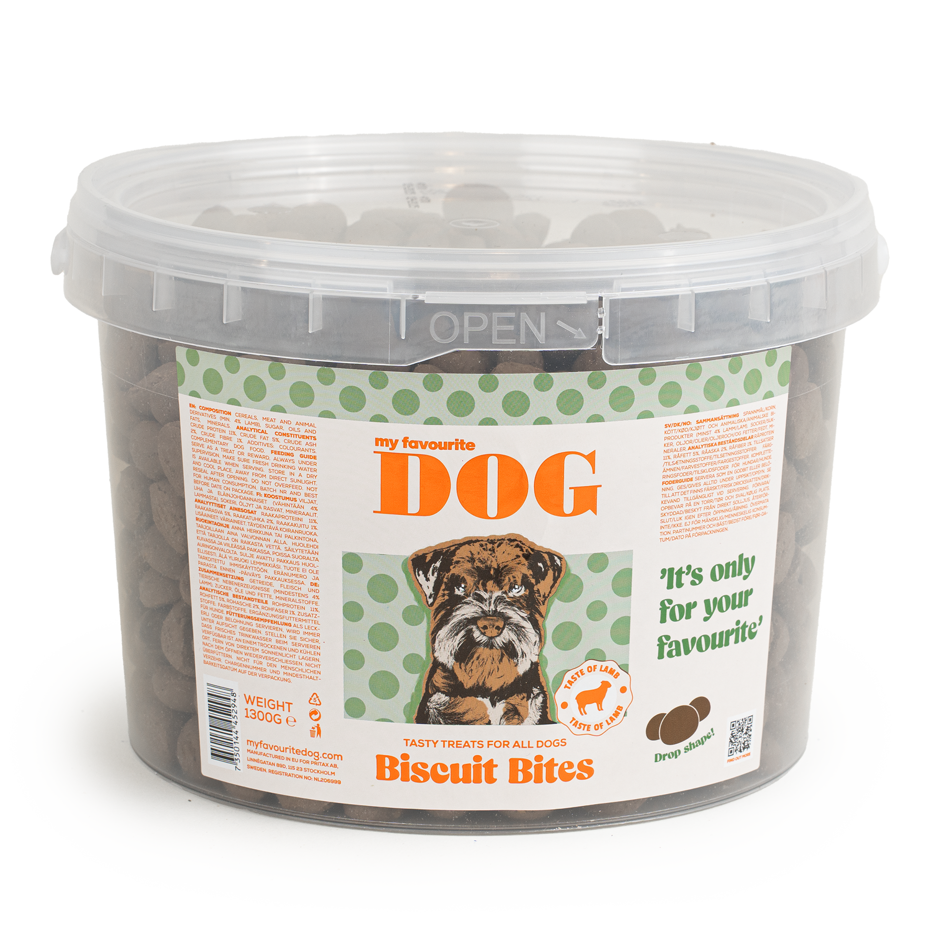 My favourite DOG Kjeksbiter med lammesmak 1,3kg