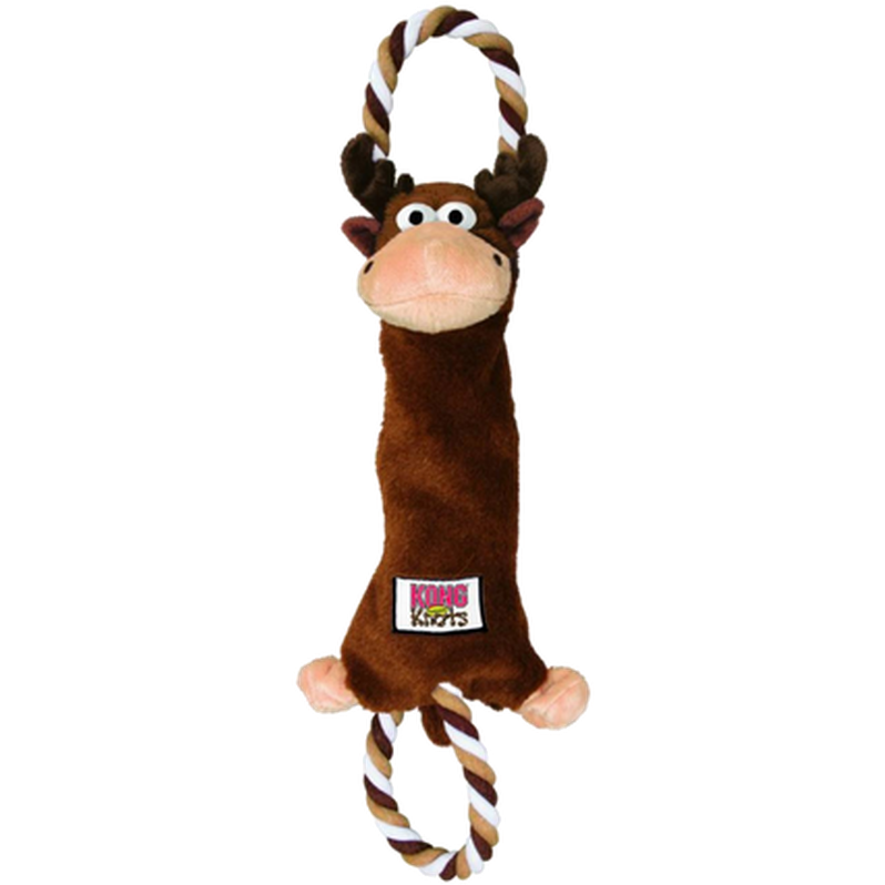 Kong Tugger Knots Moose Hundeleketøy Medium/Large 47cm