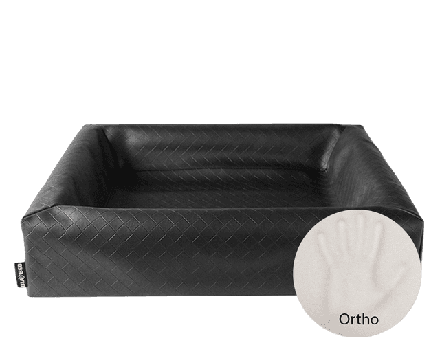 Biabed Ortho svart firkantet nr. 3 - 60 x 70 cm