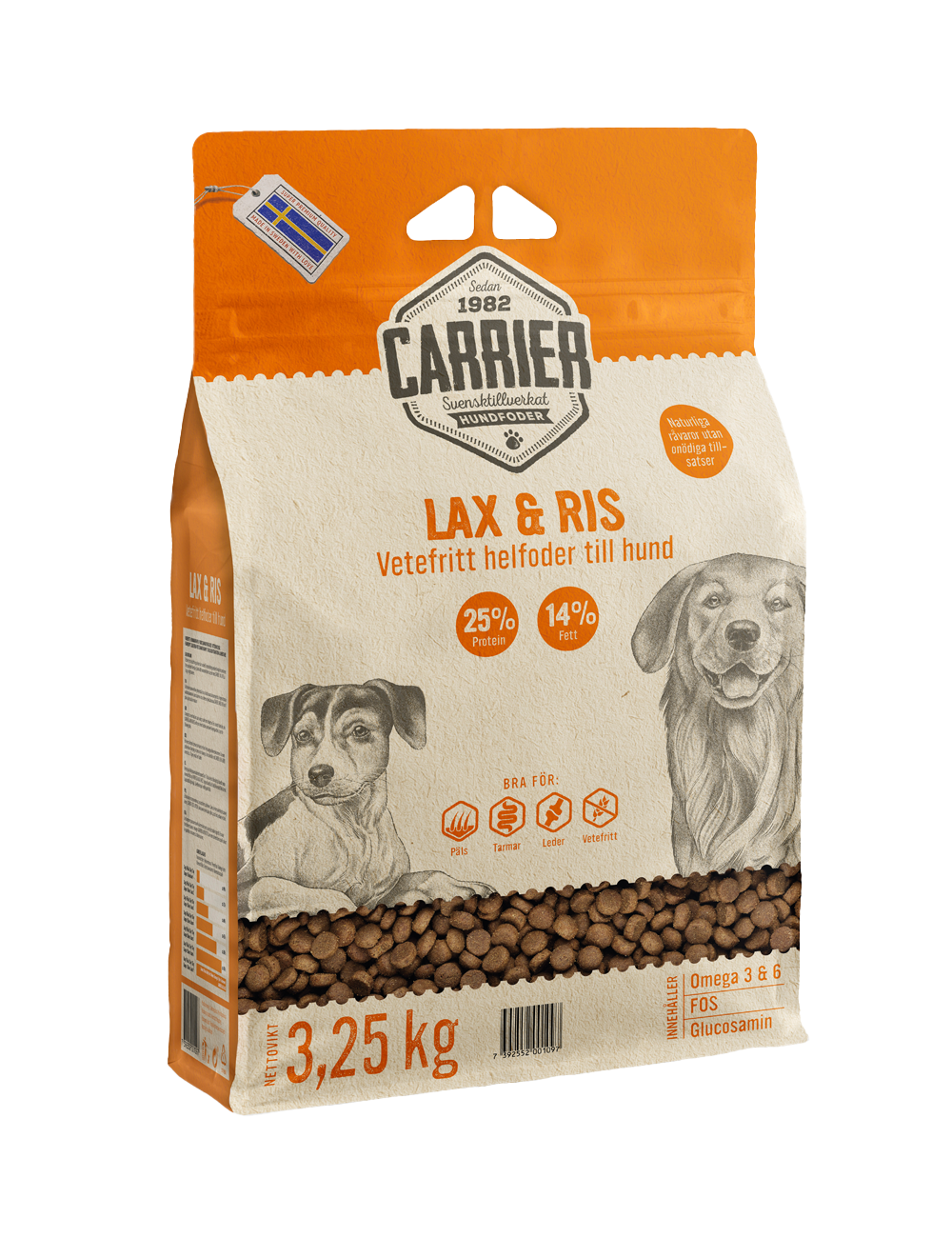 Laks og ris 3,25 kg