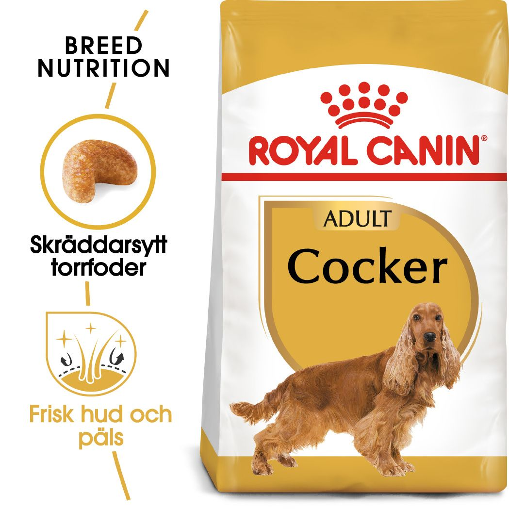 Cocker Adult tørrfôr for hunder 3 kg