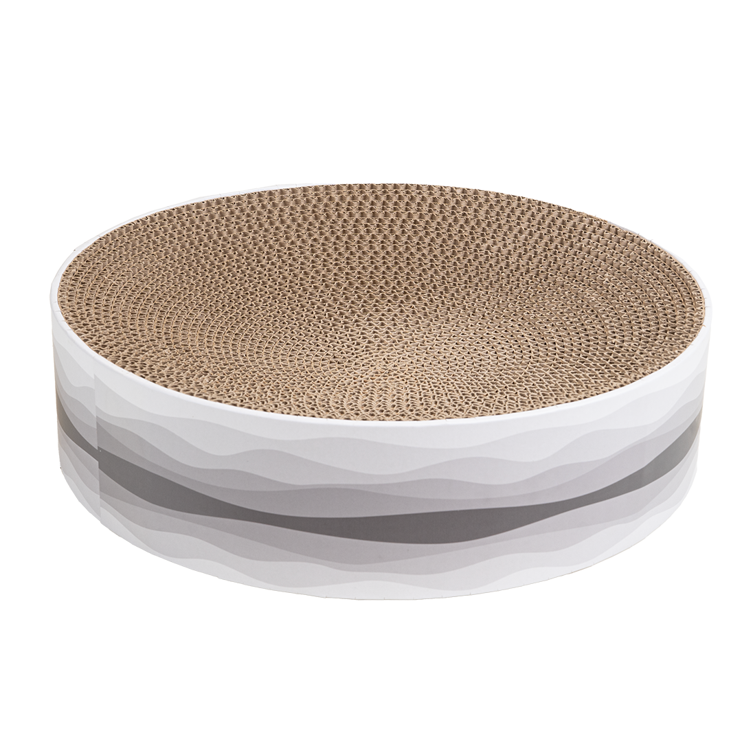 Selected by ZOO Scratch-tastic skrapetavle i papp, 40x40x10cm, Grå