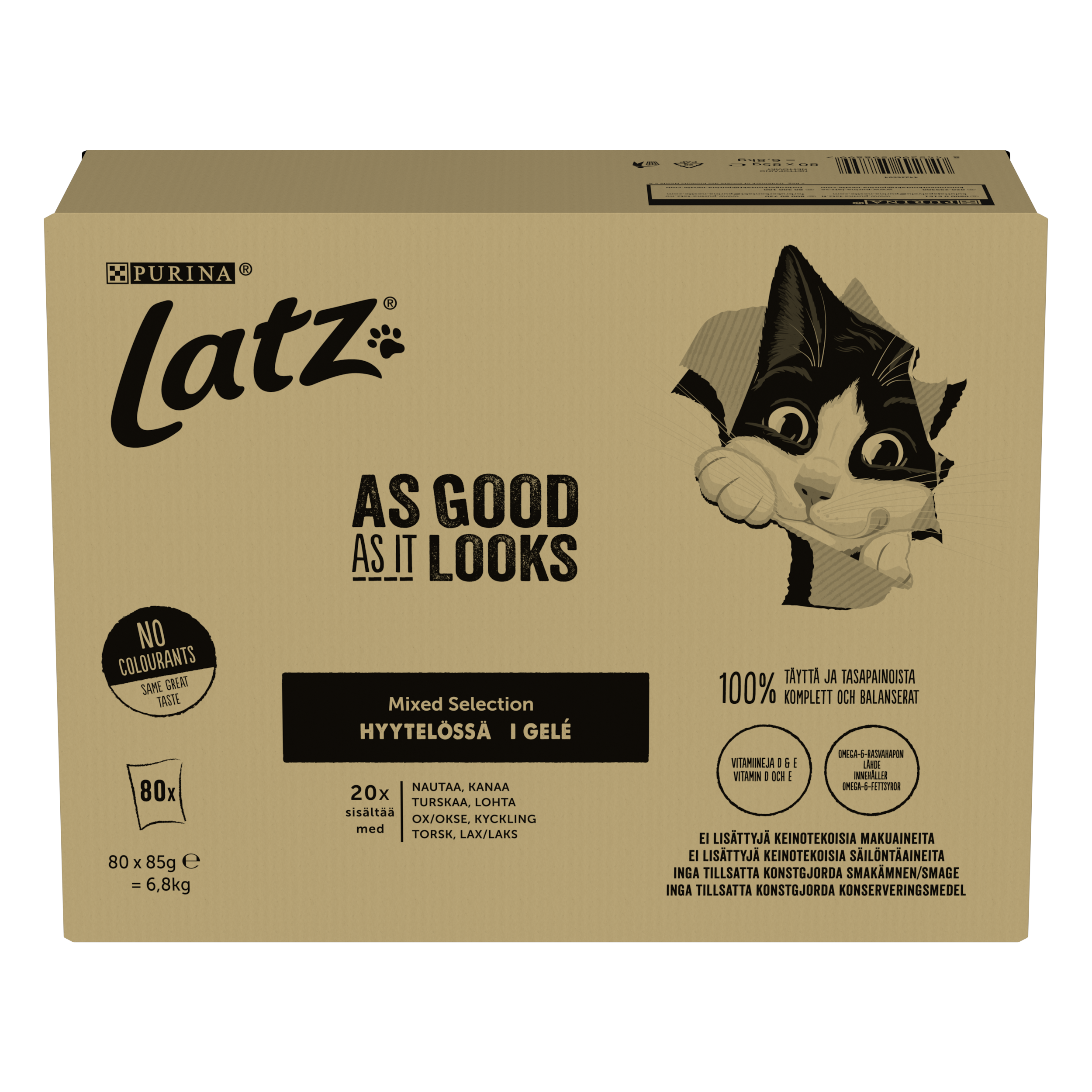 Latz Agail Blandet utvalg i gel 80x85 g