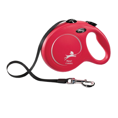 Flexi Rullebånd New Classic Tape Red