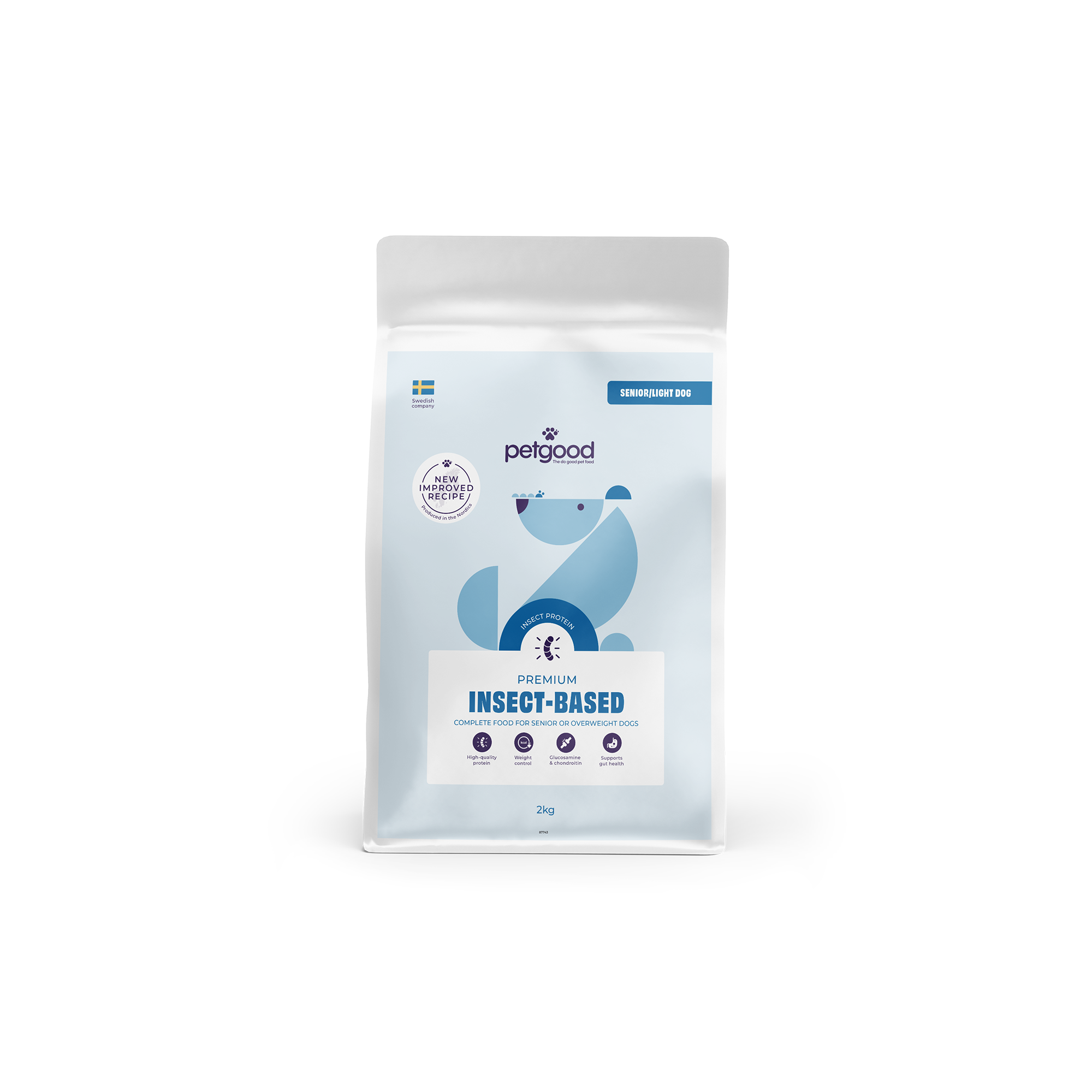 Petgood Senior light - voksen hund 2 kg
