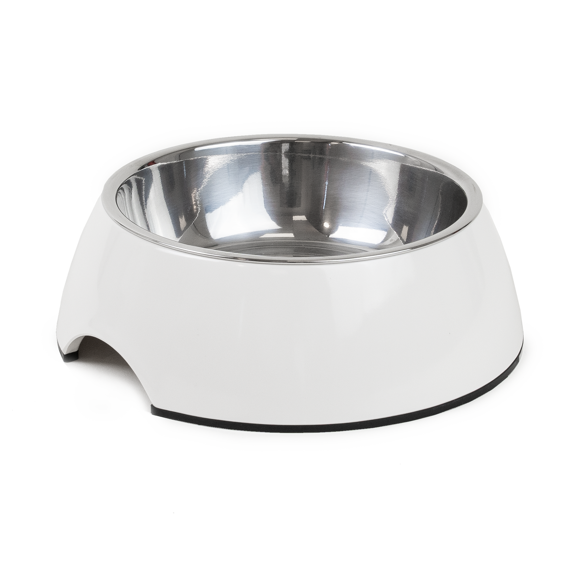 Matskål Solid White M 350 ml, 17,5x6,5 cm, hvit