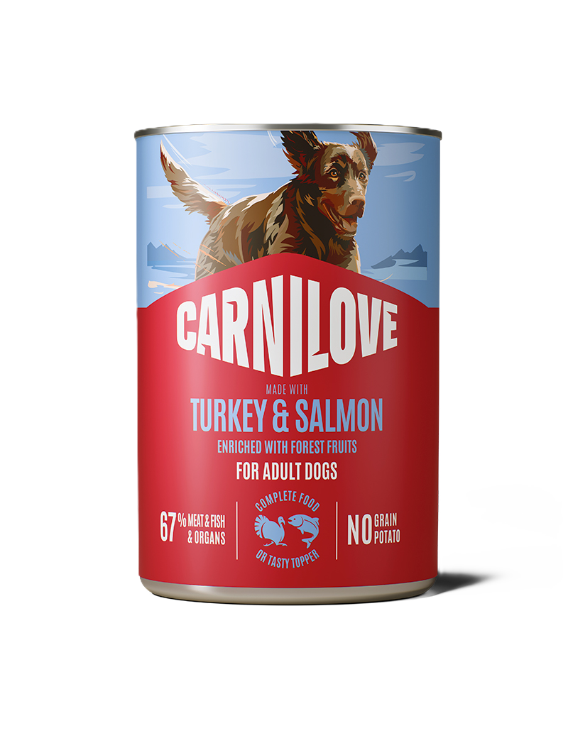 Carnilove Dog Can Paté Salmon & Turkey 400g