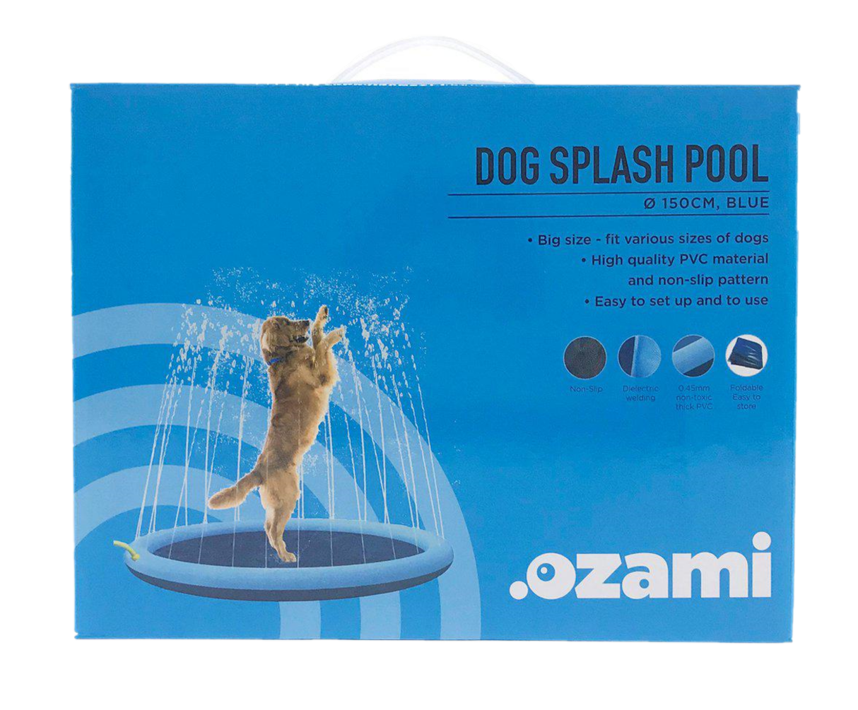 Dog Splash Pool Ø150 cm Blue