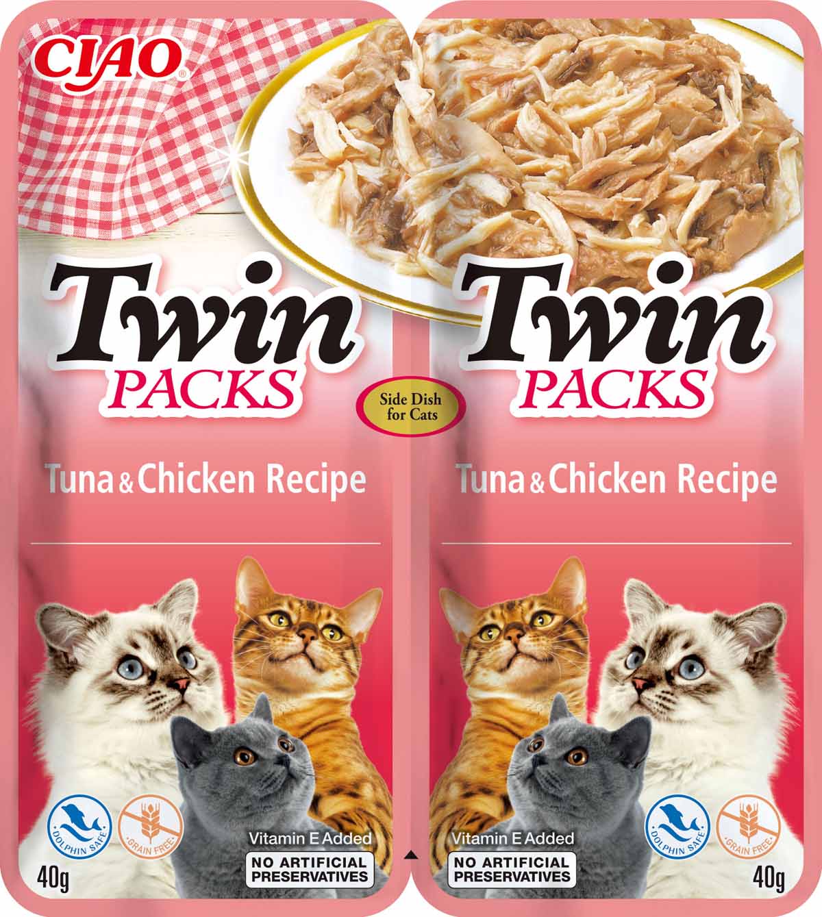 Churu Twin Packs Tuna/Chicken In Tuna Broth 2X40G