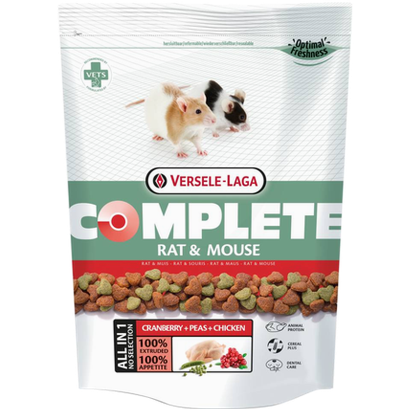 Versele-Laga - Komplett rotte og mus (rotte) 500g - SmådyrPetXL