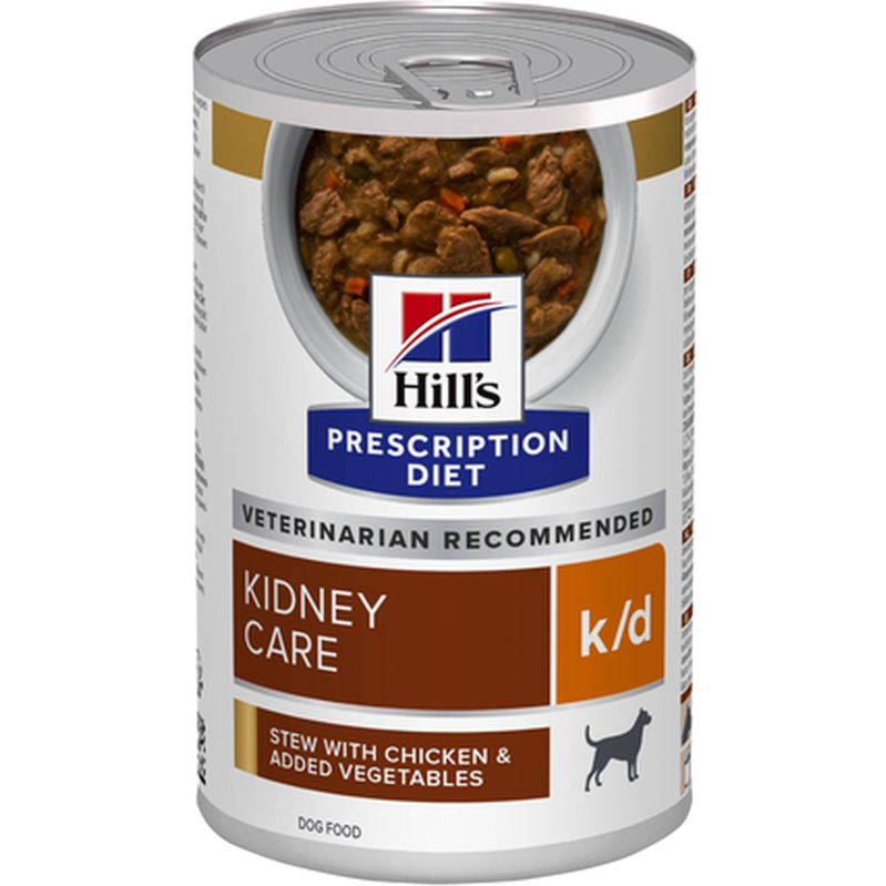 Hill's Prescription Diet Dog k/d Kidney Care Kylling & Grønnsaker Stew Hermetikk - Våtfôr for hund