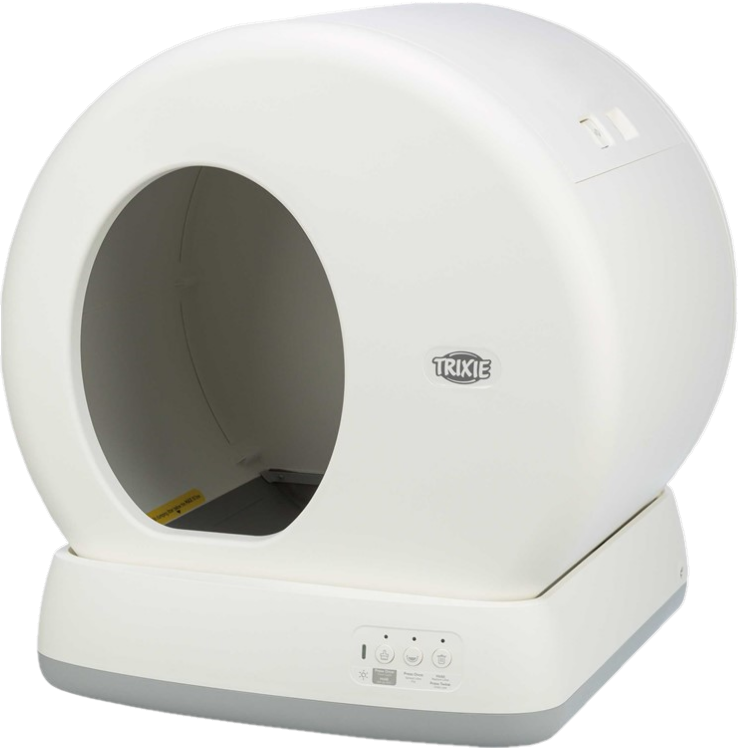 Katteboks Selvrensende Hvit