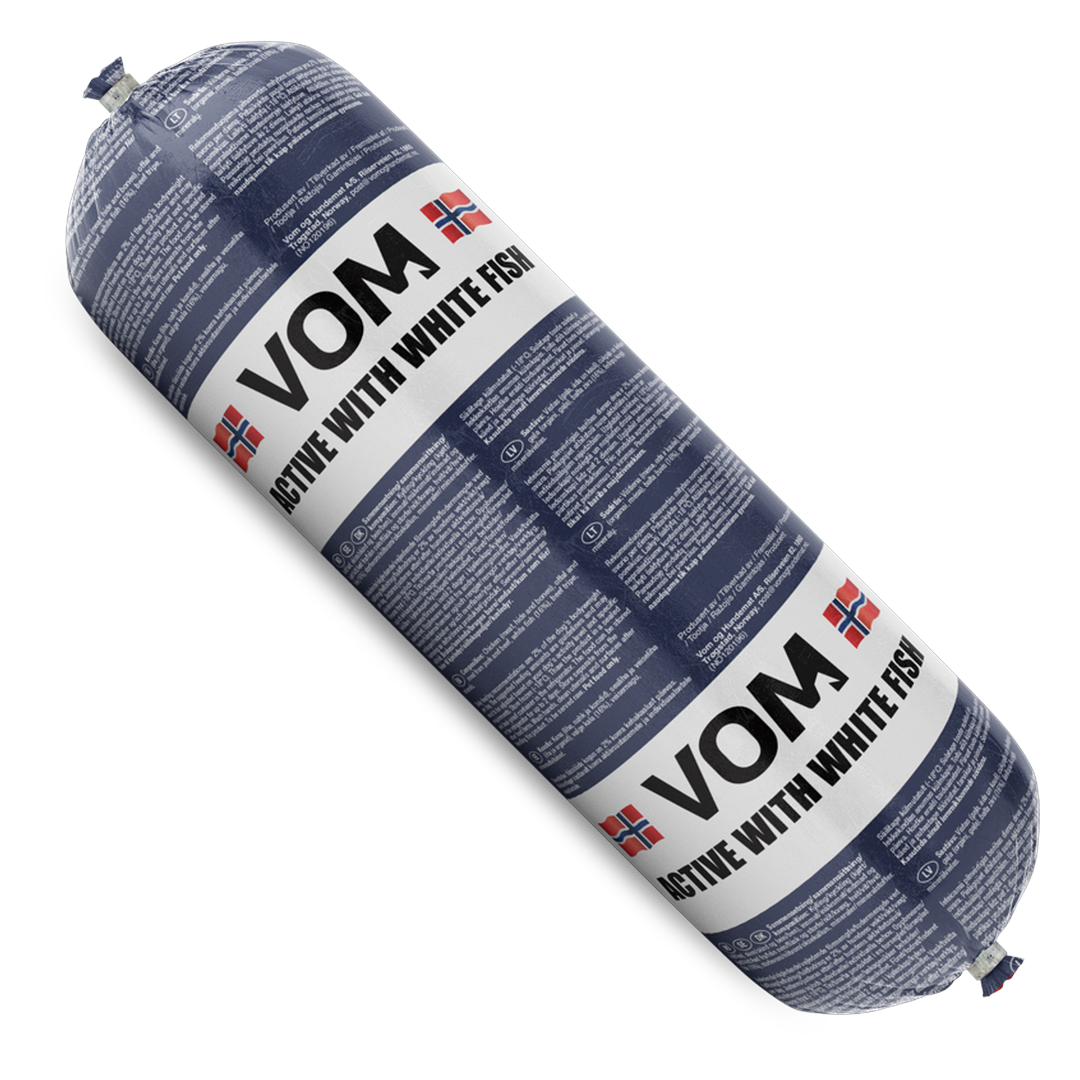 Vom og Hundemat Vom og Hundemat Ferskfôr Active White Fish 500 g