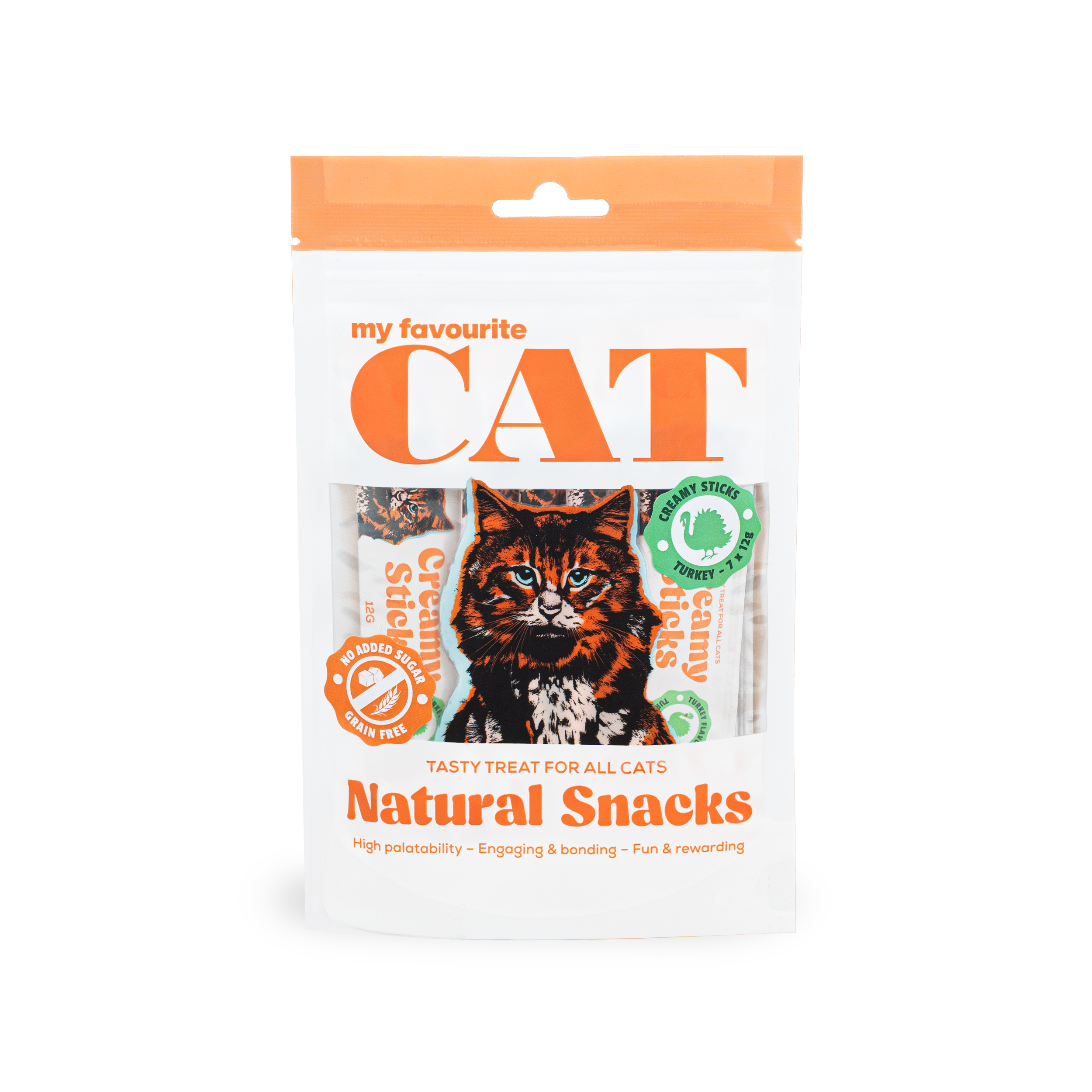 My favourite CAT Creamy Sticks - Kalkun 7x12g