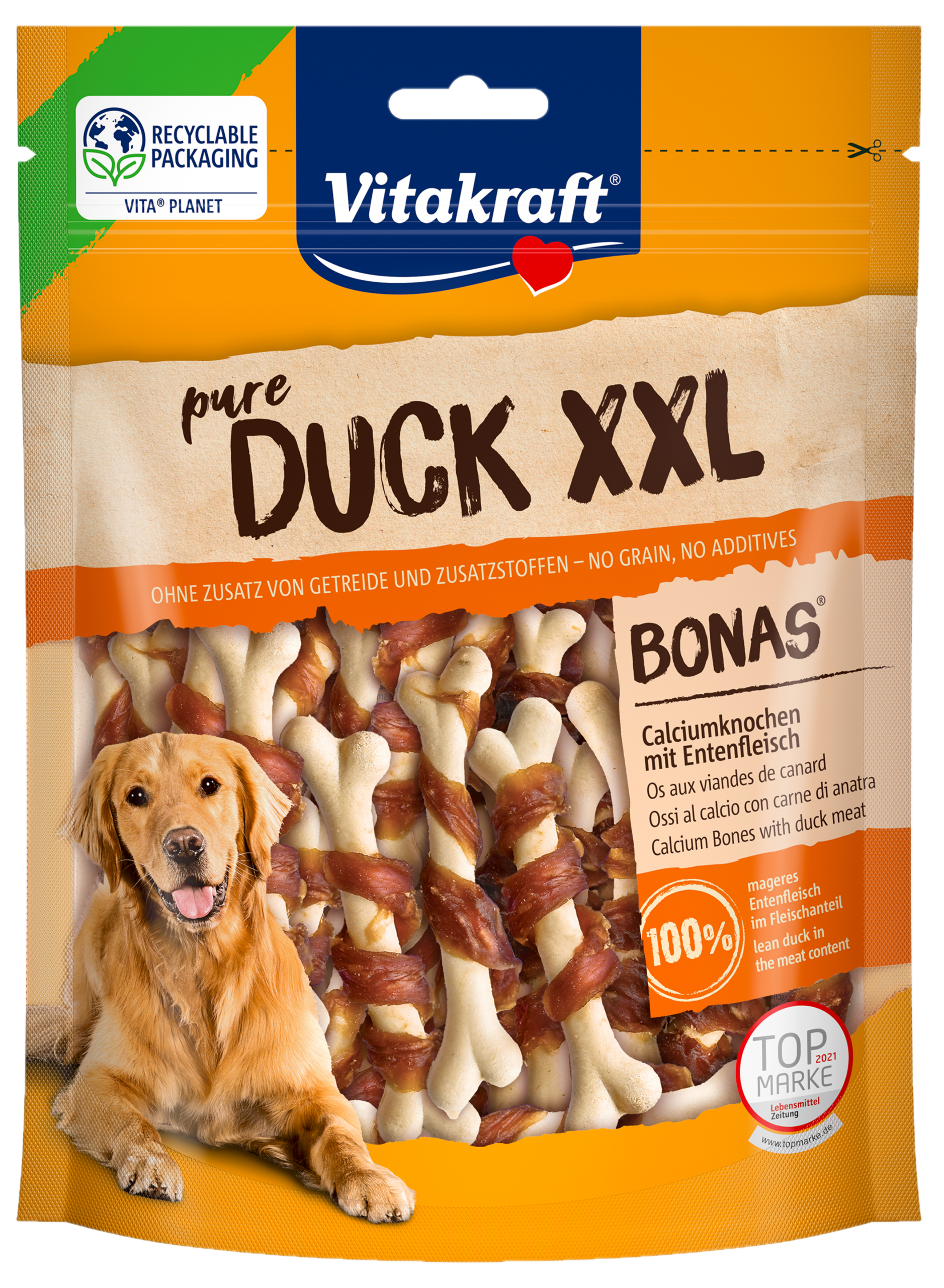 Vitakraft Pure DUCK XXL Bonas, 200 g