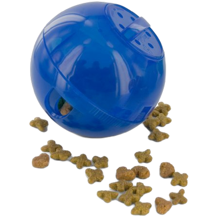 SlimCat interaktiv matkule for katter, blå