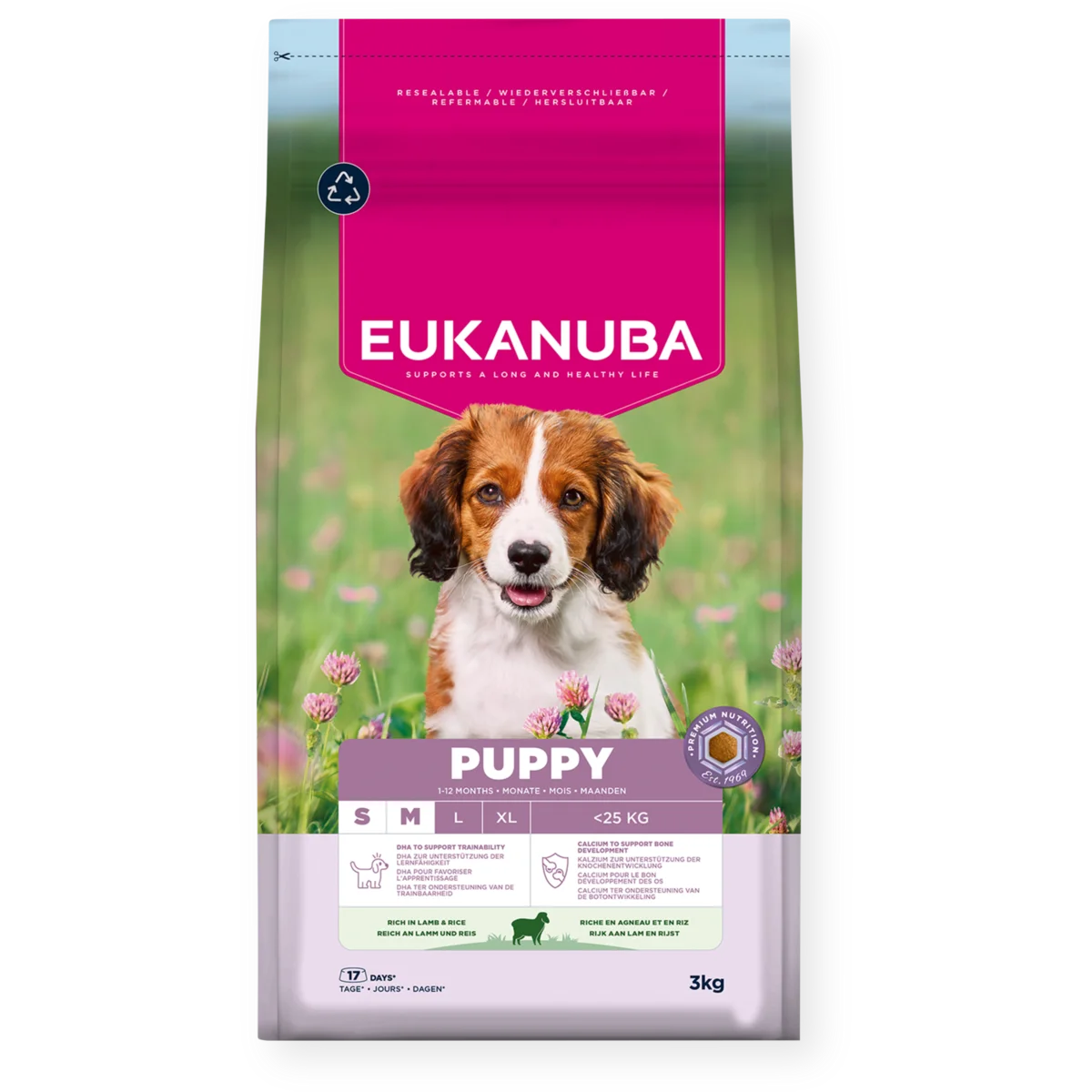 Dog Puppy & Junior Small/Medium Breed Lamb & Rice 3 kg