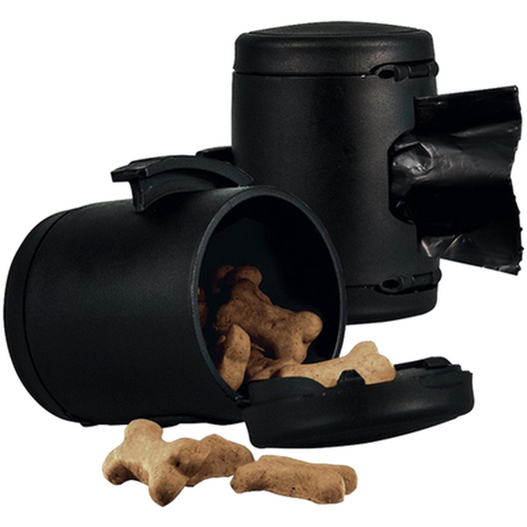 Flexi Multi Box blekk 20 bæsjeposer Svart 5 x 7 cm