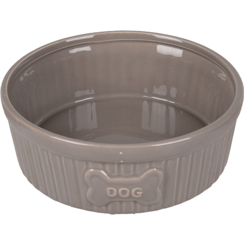 Flamingo Hundeskål Mabel Ceramic Taupe 300 ml, Ø 12,5 cm