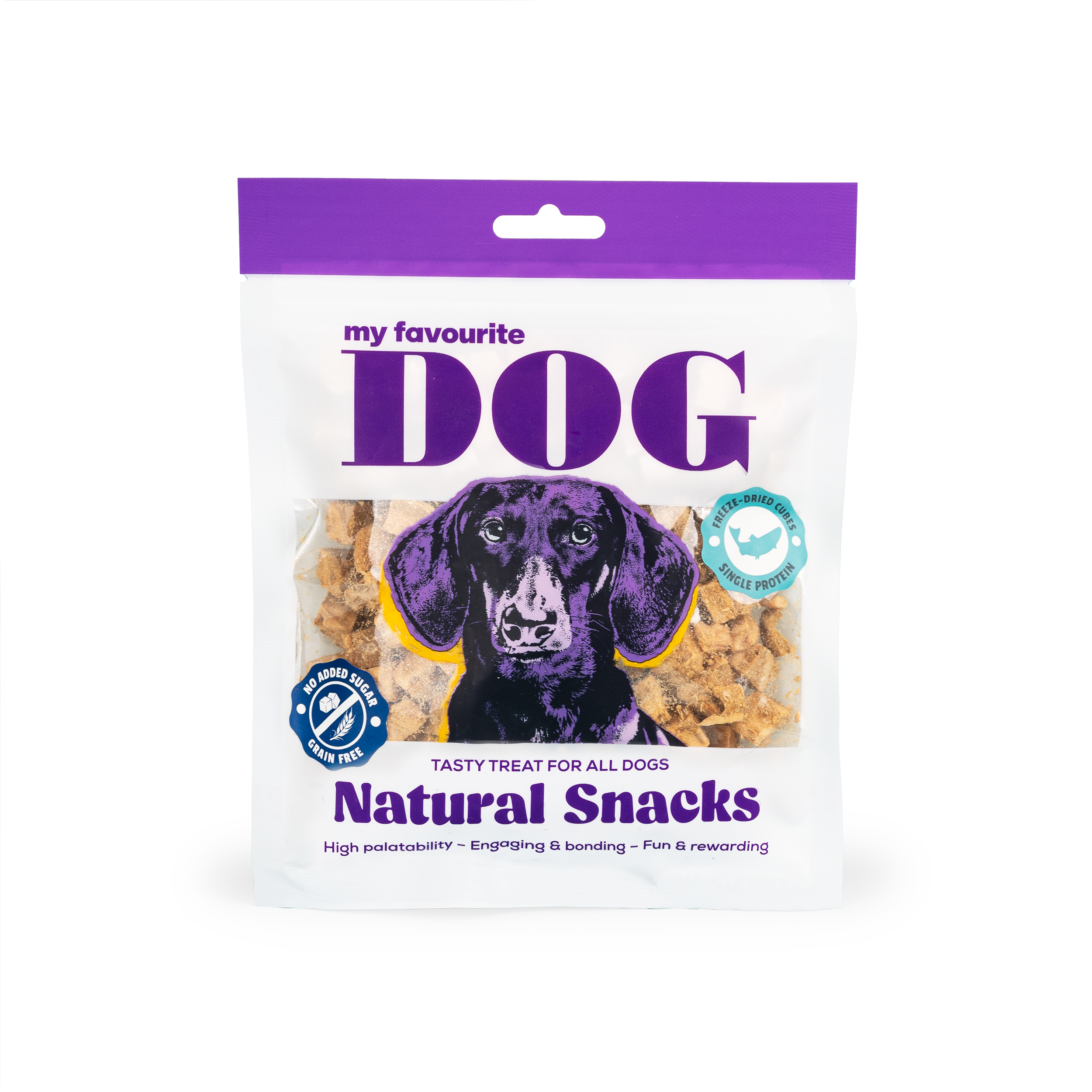 Frysetørket laks i terninger 50 g