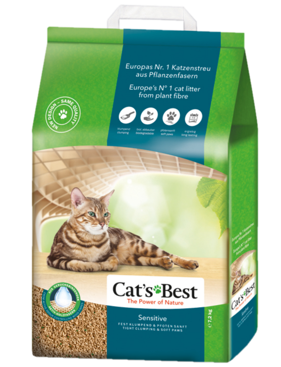 Cat's Best Sensitive 20 L/7,2 kg Klumpedannende