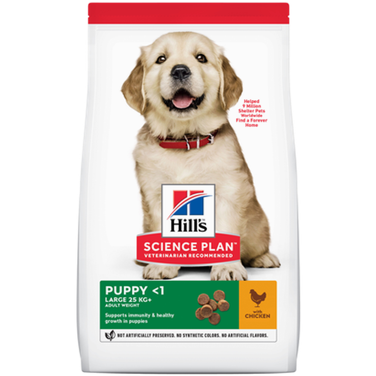 Puppy Large Breed Chicken 14,5 kg - Hund - Hundefôr - Hills Science Plan