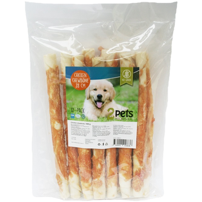Dogsnack kyllingtyggebein 17 cm/18st
