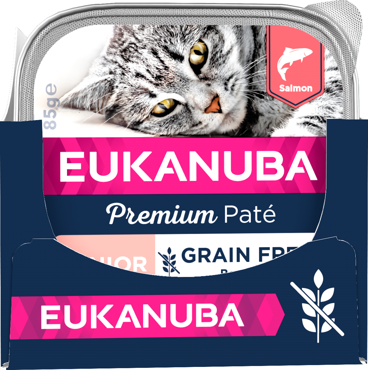 Cat Grain Free Senior laksepaté 12x85g