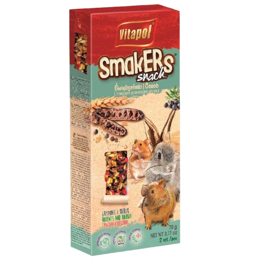 Vitapol - Smakers Rodent johannesbrød 90 g - Smådyr - SnacksPetXL