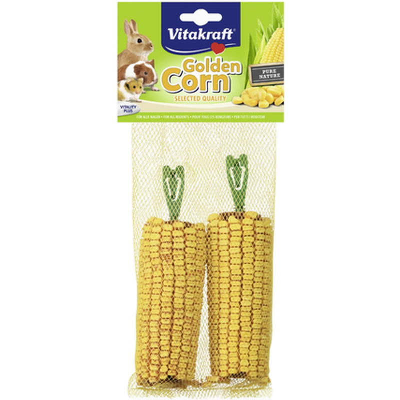 Vitakraft - Gnager Golden Corn 200 g - Smådyr - SnacksPetXL