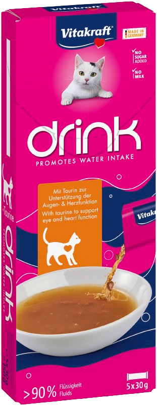 Drikk med kyllingsmak + taurin 5x30g