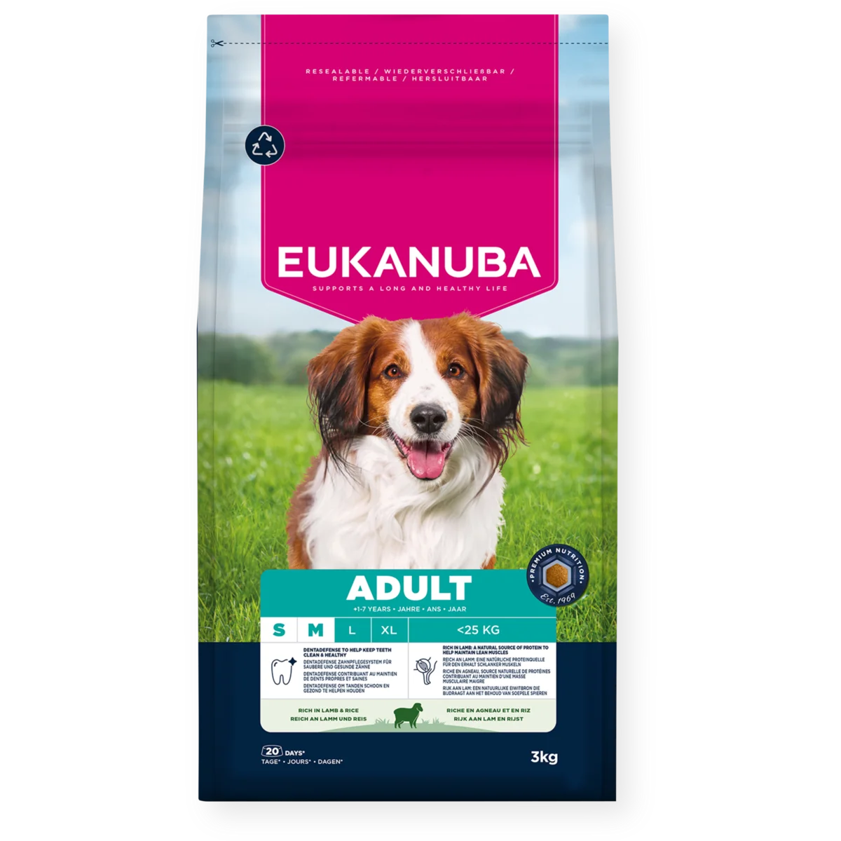 Eukanuba Dog Adult Small & Medium Lamb & Rice