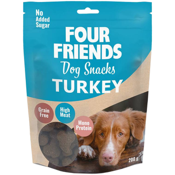 FourFriends Hundesnacks kalkun 200 g