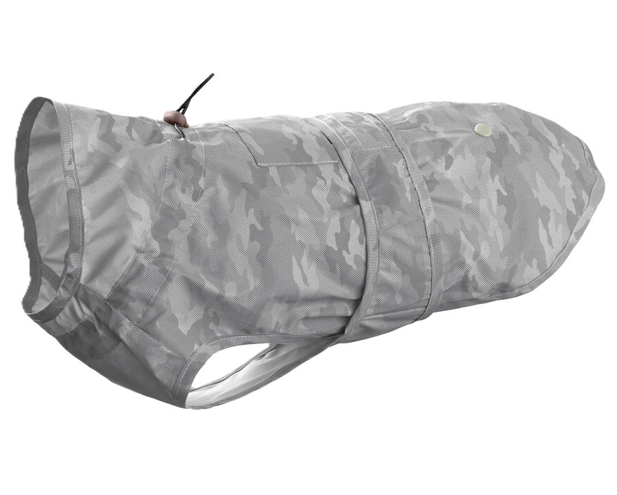 Regnfrakk Huka to go Polyester Sølv/Reflekterende