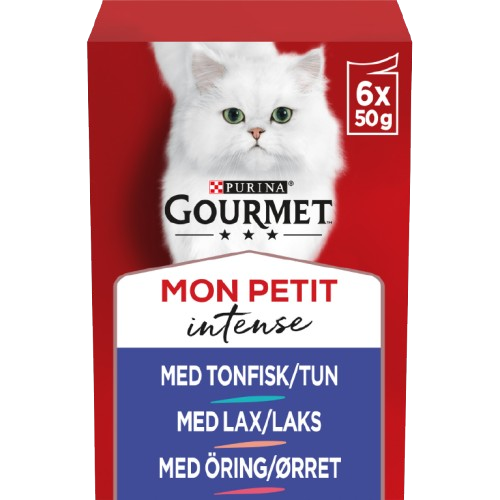 Purina Gourmet Gold Mon Petit Tunfisk/laks/ørret 50 g x 6 stk.