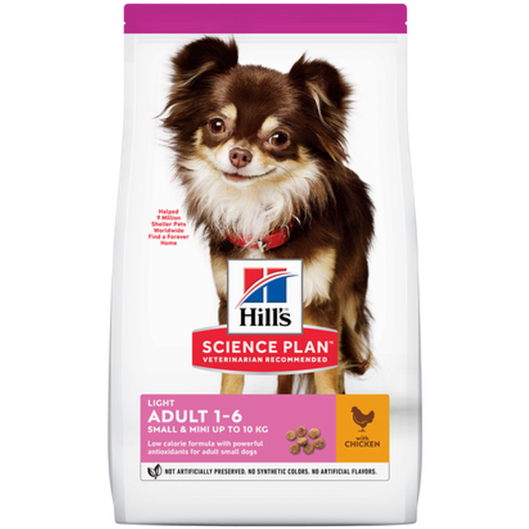 Hills Science Plan Adult Light Small & Miniature Chicken - Dry Dog Food 1,5 kg
