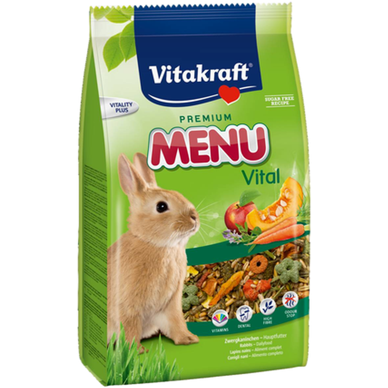 Vitakraft - Meny Dvergkanin 1 kg - SmådyrPetXL
