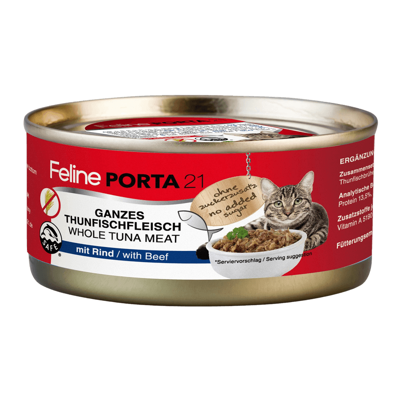 Feline Tunfisk med oksekjøtt 156g