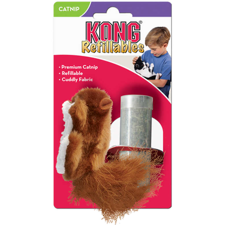 Cat Refillables Squirrel 7cm - katteleketøy med kattemynte