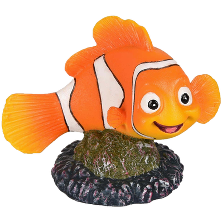 Flamingo Aquarium Deco Leto klovnefisk oransje 9 x 6 x 8 cm