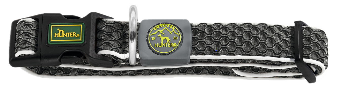 Hunter Hundhalsband Hilo Vario Basic Mesh Antracit