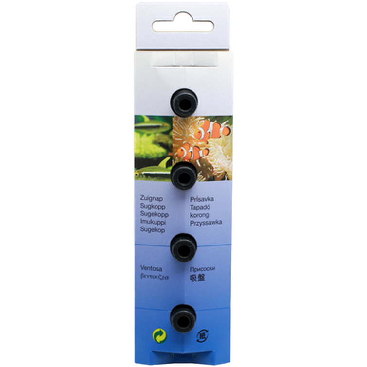Eheim Sugekopp svart 4-pakning