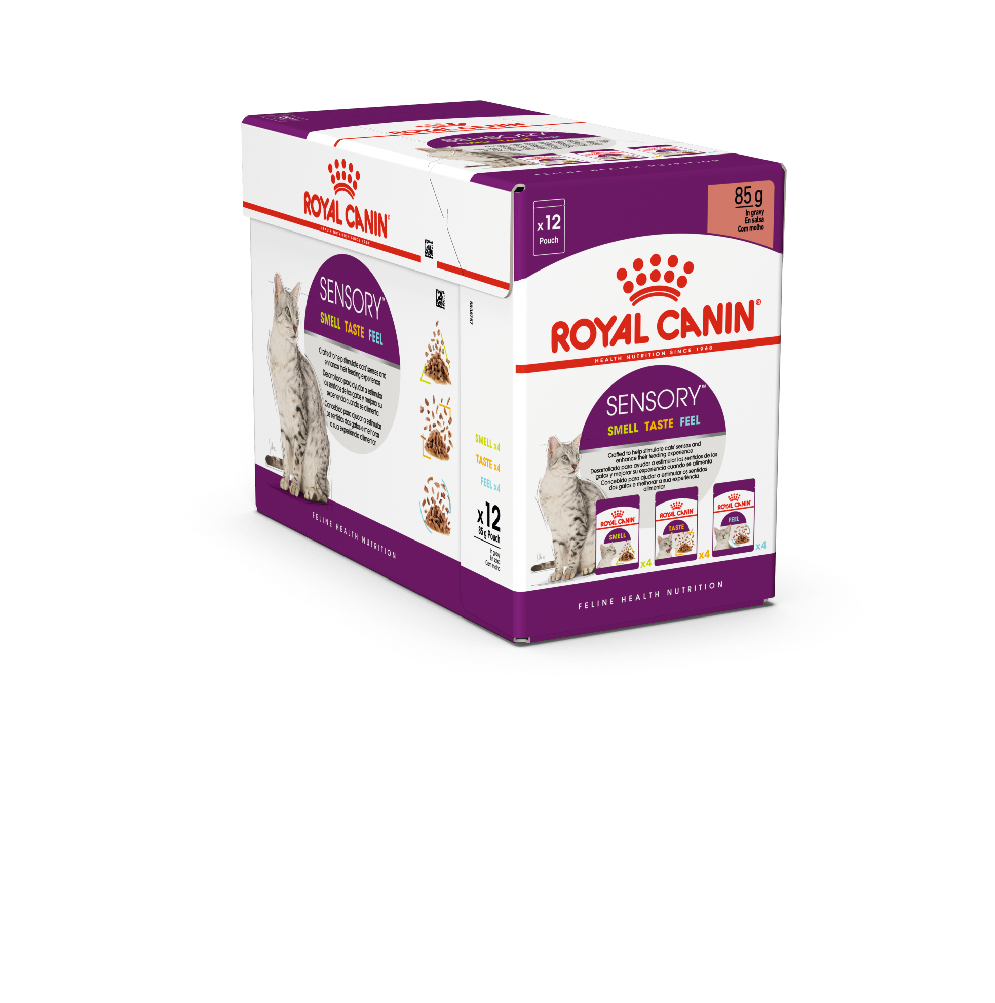 Royal Canin Feline Sensory Blandingsboks Saus 85g x 12 stk