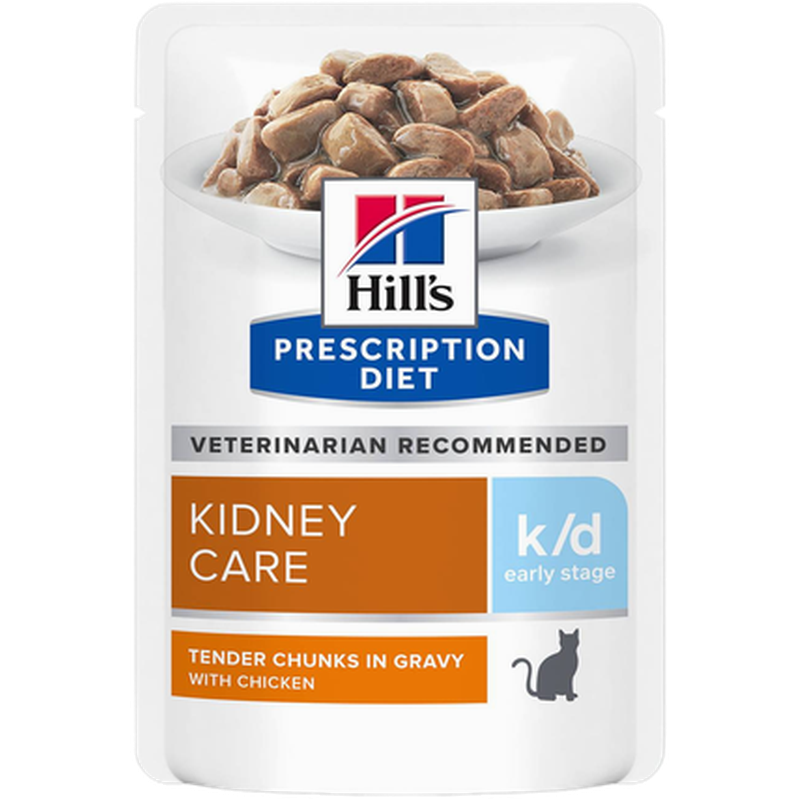 Hill's Prescription Diet Feline k/d Kidney Care Early Stage Pouch 12 x 85 g