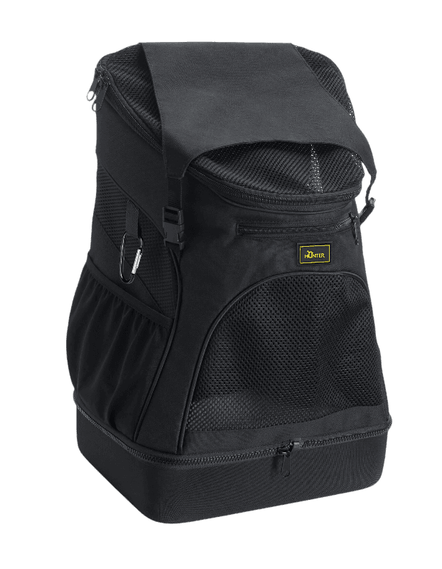 Dog & Cat Flight Bag/Backpack Miles Black 30x22x45cm - Max Vekt 6,5kg